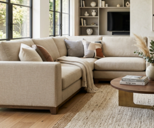 Clean Sofa in cozy living room