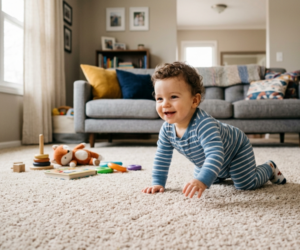 Hypoallergenic Carpet Cleaning, Baby Crawling on Carpet
