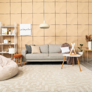 Modern home with clean carpet