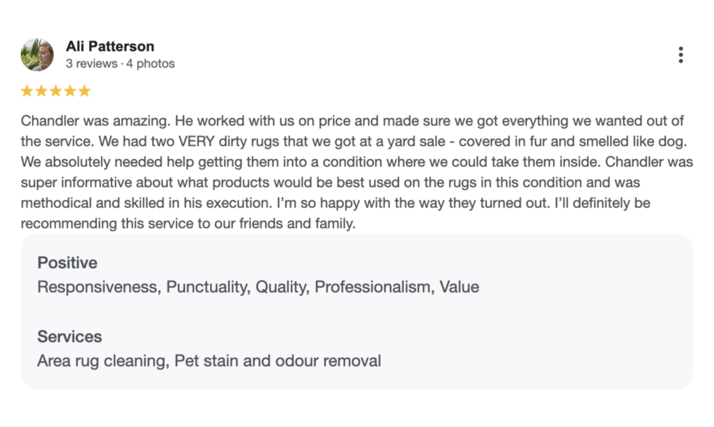 Customer Review